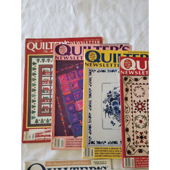 10 Quilters Newsletter Magazines 1987-2005 Assorted Vintage Issues Mostly 90s - Picture 2 of 9